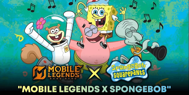 Kolaborasi MLBB X SpongeBob Rilis 28 November, Unduh Skin Mulai 25 Desember! Top Up MLBB Murah di SKYLARK SHOP ID