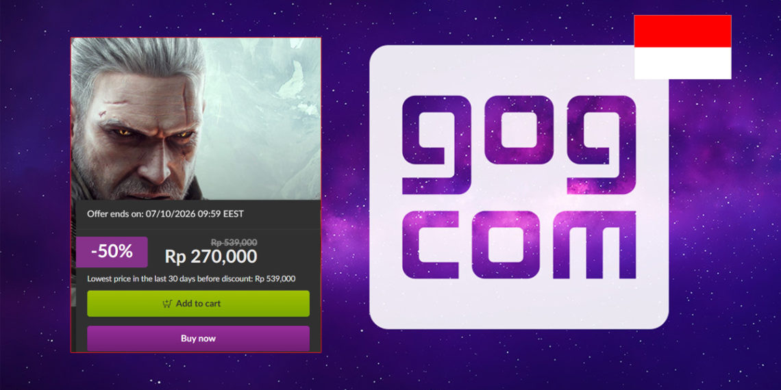GOG.com Resmi Rilis Mata Uang Rupiah & Regional Pricing Indonesia: Game Bebas DRM Lebih Murah